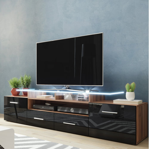 Orren Ellis Aghancrossy TV Stand for TVs up to 76" & Reviews Wayfair